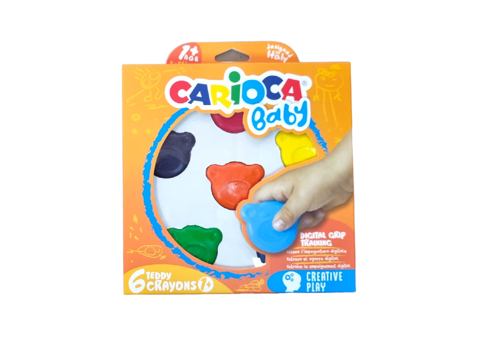 Crayon Carioca Baby Teddy x6